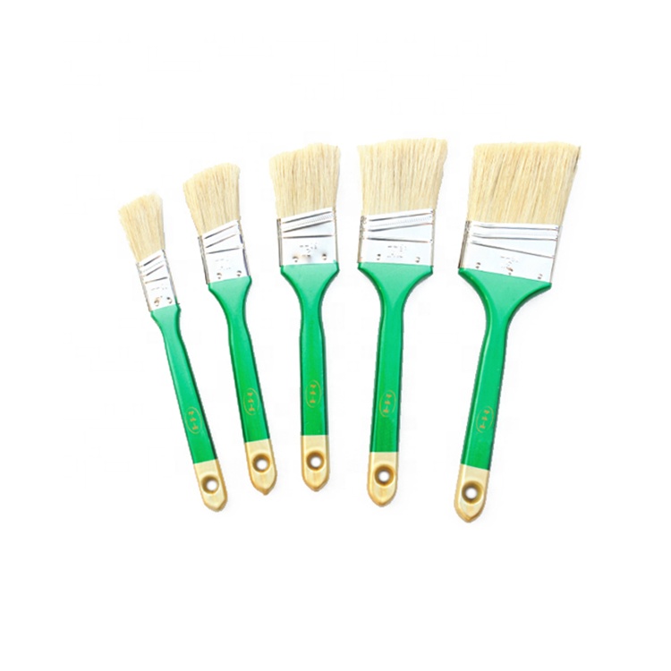 متجر على الإنترنت New Angle Sash Brushes شعيرات مختلطة فرشاة طلاء الجدران ذات الشعر الخشن بمقبض خشبي طويل